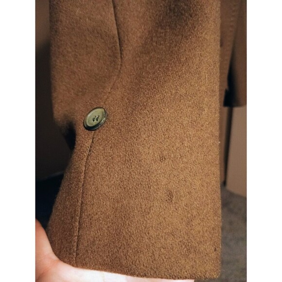 Vintage Wool A Robert Lewis Idea Size 36 Coat Camel/Brown - Picture 7 of 10